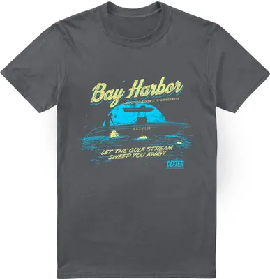 Image de Dexter - T-shirt "Moonlight Fishing" pour homme TV7135 (XL) (Charbon de bois)