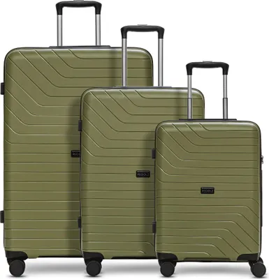 Produktbild von REDOLZ Essentials 05 Trolley-Set 3-teilig Dark-Olive 2 olivgrün 55cm