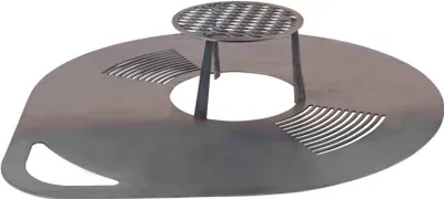 Produktbild von UNUS® Grillplatte Stahl 80 cm Feuerplatte 3,5 mm Plancha BBQ für Feuerschale Stahlfass Outdoor Grill Garten