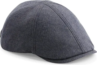 Produktbild von Beechfield Herren Gatsby Schirmmütze / Mütze / Kappe RW4067 (Einheitsgröße) (Blaues Leinen)