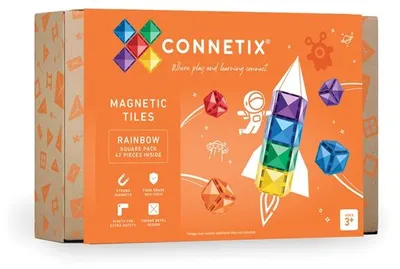 Produktbild von Connetix Regenbogen-Quadrat 42-teilig