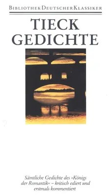 Buchcover von 'Schriften in zwölf Bänden' - Gebundene Ausgabe von Ludwig Tieck