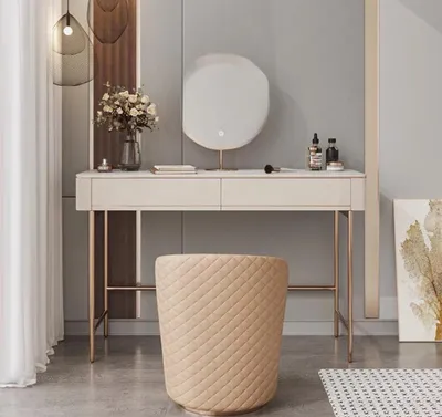 Produktbild von Design Sekretär Luxus Schreib Tisch Büro Möbel Edelstahl Tische Schmink Konsolen