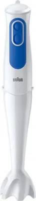 Produktbild von Braun MQ 3000 Smoothie, Pürierstab, 0,6 l, 700 W, Blau, Weiß
