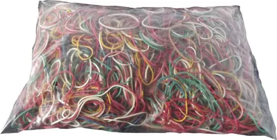 Produktbild von 1 kg Gummiringe bunt gemischt 30 - 60 mm Ø 1,2 x 1,2 mm breit