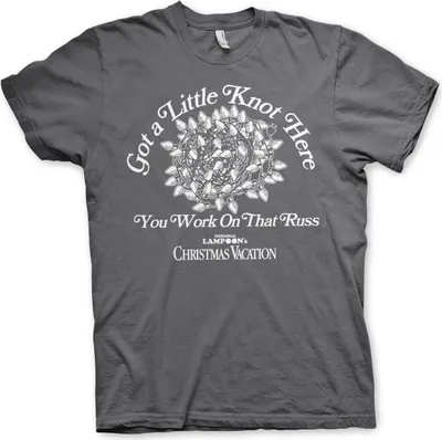 Produktbild von Got a Little Knot Here T-Shirt - Large - DarkGrey