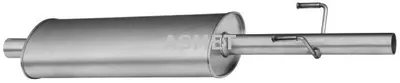 Produktbild von ASMET 04.090 Mittelschalldämpfer Schalldämpfer für VW LT 28-46 II Kastenwagen (2DA, 2DD, 2DH) LT 28-35 II Bus (2DB, 2DE, 2DK)