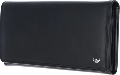 Produktbild von Golden Head Leder Geldbörse Polo RFID Protect Damenbörse 2802 Schwarz