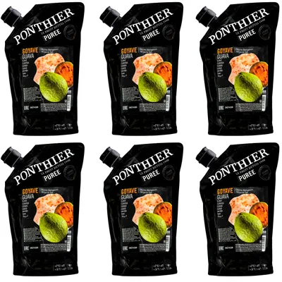Produktbild von Ponthier GUAVE PÜREE Zitrus-Frucht-Püree 6x 1KG