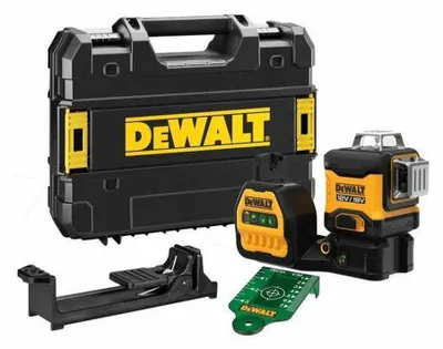 DEWALT Mehrlinien-Laser 12/18V DCE089NG18 30m 3x360° grün
