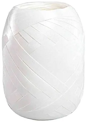 Produktbild von SUSY CARD Ringelband Eiknäuel glatt 5 mm x 20 m weiß