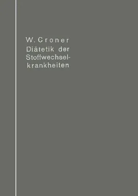 Produktbild von Diätetik der Stoffwechselkrankheiten