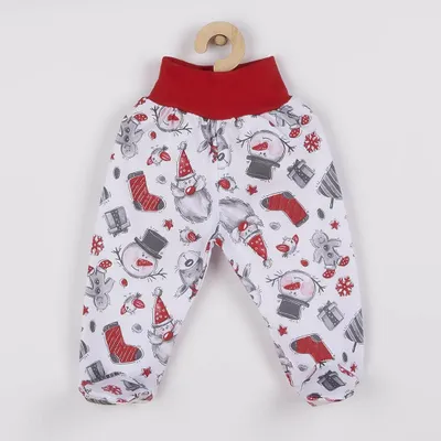 Obrázek produktu pro Kojenecké bavlněné polodupačky New Baby Christmas, vel.