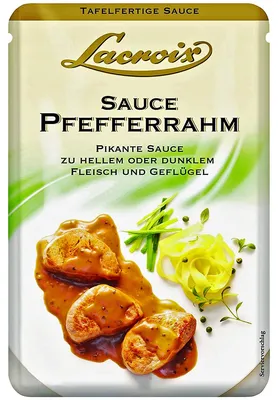 Image de Sauce Lacroix Crème au poivre prête à l'emploi idéale pour la viande 150ml