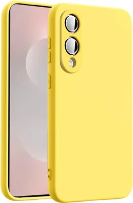 Image de Housse pour Samsung Galaxy S25 Edge Housse de protection en gel de silicone pour téléphone portable, jaune