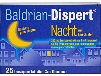 Obrázek produktu pro Valerian Dispert Night potahované tablety, 25 tablet