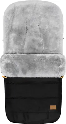 Produktbild von Fillikid Fußsack Bernina Alpina Lammfell Schwarz