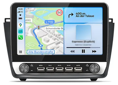 Obrázek produktu pro 10,1palcové autorádio Android 6+128 GB pro Mazda 6 GH GG 2007–2012 Bezdrátové CarPlay Android Auto 4G WiFi GPS navigace 8jádrový procesor RDS DSP DAB+ BT