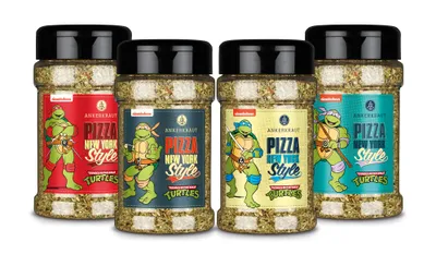 Produktbild von Ankerkraut x Ninja Turtles Gewürz-Set mit 4 Streuern