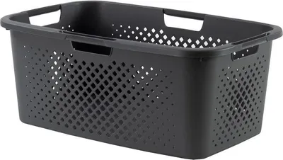 Image de Panier à linge polypropylène, l.38 x H.23.5 x P.58 cm