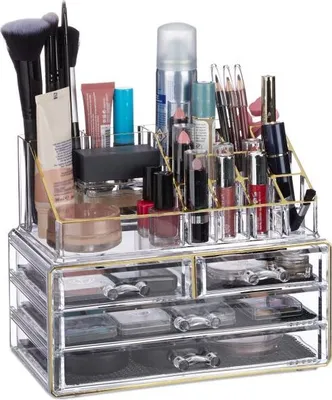Obrázek produktu pro Organizér na make-up se 4 zásuvkami, RD23130 zlatý