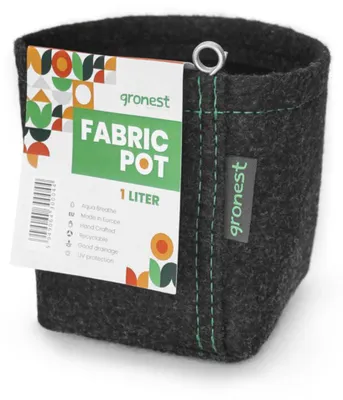 Produktbild von Gronest Stofftopf 1 Liter 9 x 9 x 11 cm