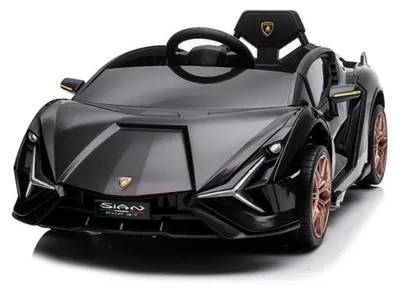Produktbild von Lamborghini Sian - Kinder Elektroauto - 12V - mit Fernbedienung - Fluegeltueren - Schwarz