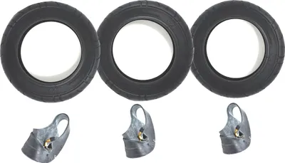 Produktbild von 3x Set 10" Kinderwagen Reifen + Schlauch 10 x 2 = 54-156 Roller Anhänger usw