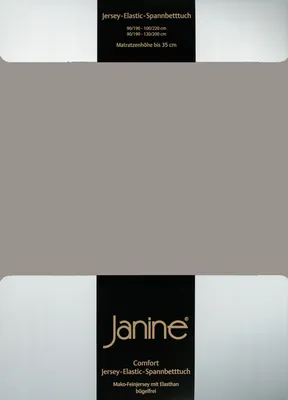 Produktbild von Janine Jersey Elastic Spannbetttuch 90x190 cm - 100x220 cm vulkan