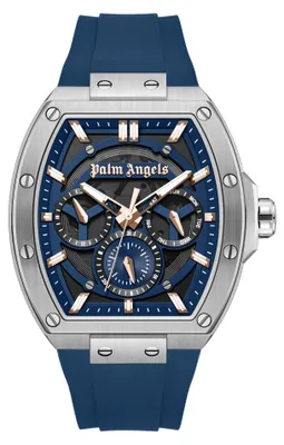 Produktbild von Palm Angels Armbanduhr Herren PMWGQ0001104 Silber Blau