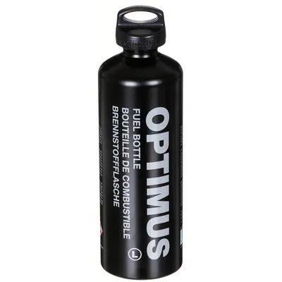 Produktbild von Optimus 8021022, Brennstoffflasche, Aluminium, Schwarz, 1 l, 251 g, 8 cm