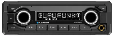 Obrázek produktu pro Blaupunkt Dublin 412, autorádio 1-DIN, 12 V, FM/USB/MP3/AUX/Bluetooth