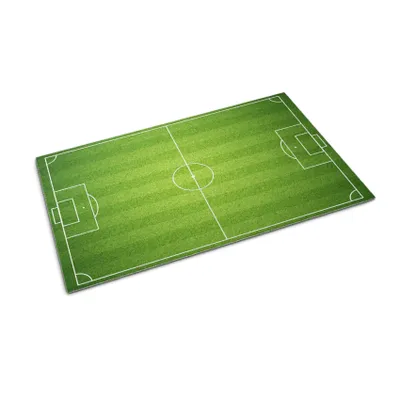 Obrázok produktu pre Rohožka na dvere - Rohož na zachytávanie nečistôt - Nekĺzavá vnútorná vonkajšia rohož - 60x40 cm - Futbalové ihrisko