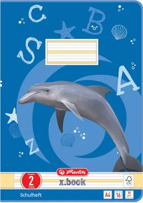 Image de 10x Herlitz 3321700 Lineatur 2 cahier d'école x.book DIN A4 ligné