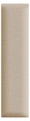 Obrázok produktu pre Nástenné panely 3D 15 x 60 cm čalúnené - na veľmi jednoduchú montáž, z velúrovej tkaniny, s mäkkou výplňou, farba béžová