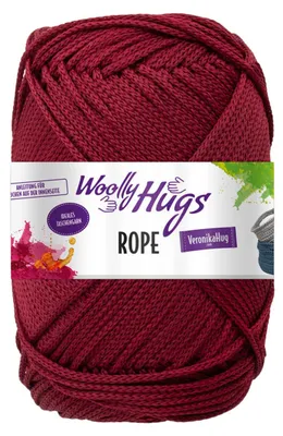 Immagine prodotto di Woolly Hugs ROPE 200 g filato versatile e ideale per le tasche 140 m colore 038 - bordeaux