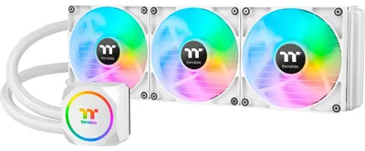 Produktbild von Thermaltake TH420 ARGB Sync, All-in-One-Flüssigkeitskühler, 500 RPM, 1800 RPM, Weiß