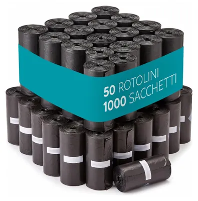 Immagine prodotto di Sacchetti igienici AQPET per biscotti, cani e gatti, confezione da 1000 pezzi