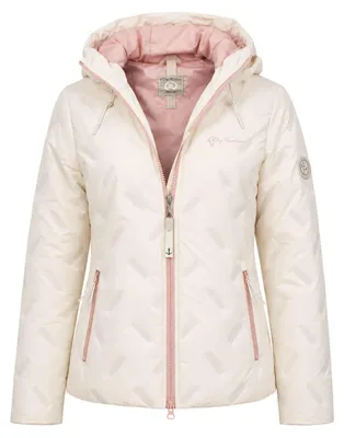 Produktbild von Dry Fashion Damen Steppjacke Scharbeutz - Outdoor-Jacke Cremeweiß, Größe 46