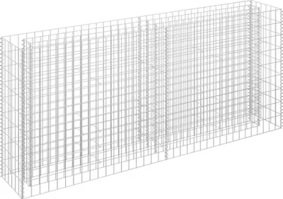 Obrázek produktu pro vidaXL Gabionové zvýšené lůžko z pozinkované oceli 180 × 30 × 90 cm