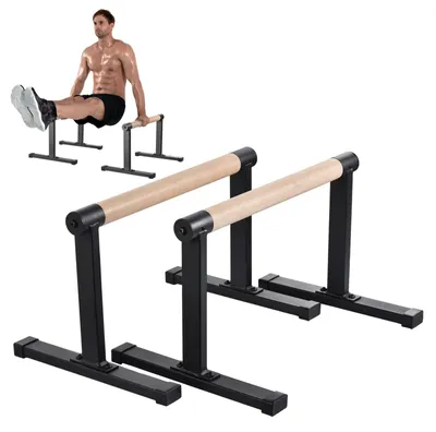 Produktbild von Liegestützgriffe - Parallettes - Rutschfest - Armtraining - Oberkörpertraining - Belastbarkeit bis 200 kg