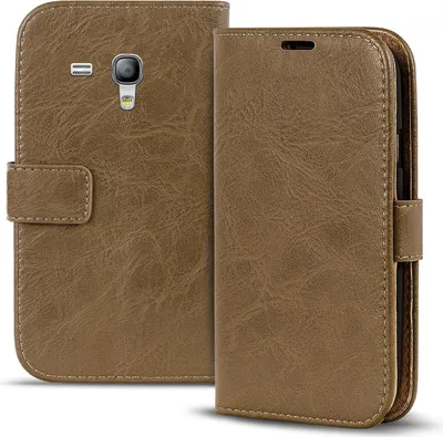 Obrázok produktu pre Retro puzdro pre Samsung Galaxy S3 Mini peňaženkové puzdro na mobilný telefón vintage slim cover