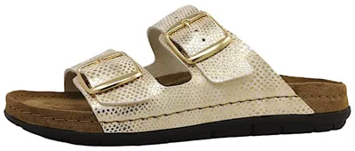 Image de Rohde Rodigo : chaussures d'intérieur pour femmes, sandales, couleur or, pour les loisirs
