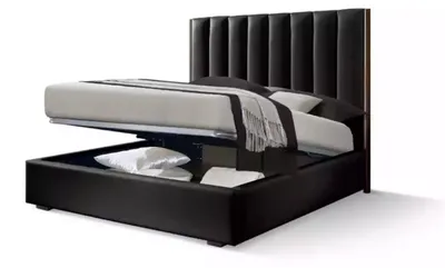Produktbild von Schlafzimmer Komplett Set Bett 2x Nachttische Kommode 5 tlg Neu Design
