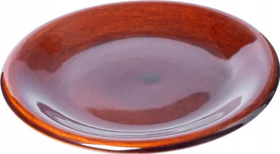 Produktbild von KADAX Essteller "Olympia", Teller aus Ton mit Keramikschicht, Servierteller, Speiseteller, Braun, 19 cm, 1 Stück