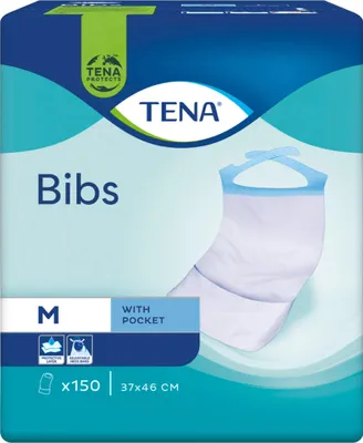 Zdjęcie produktu dla Tena Bibs Śliniak 37 x 46 cm, 150 sztuk