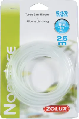 Obrázek produktu pro ZOLUX Vzduchovací hadička SILIKONOVÁ 4/6mm 2,5m, Z323060