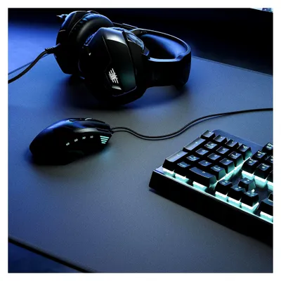 Produktbild von - Übergröße Mauspad Gaming 1000x600mm - XXXL Mousepad groß mit Motiv - Tischunterlage Large Size - verbessert Präzision und Geschwindigkeit - XXL - schwarz