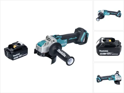 Produktbild von Makita DGA 521 T1X1 Akku Winkelschleifer 18 V 125 mm X-LOCK Brushless + 1x Akku 5,0 Ah - ohne Ladegerät