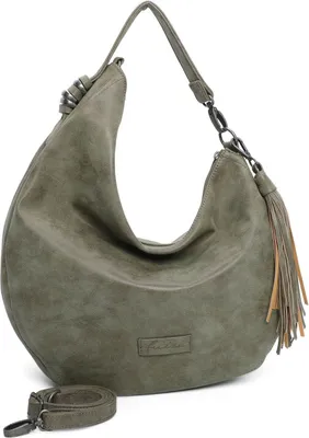 Produktbild von Fritzi aus Preußen Umhängetasche Vintage Fritzi36 Hobo Bag Jungle grün